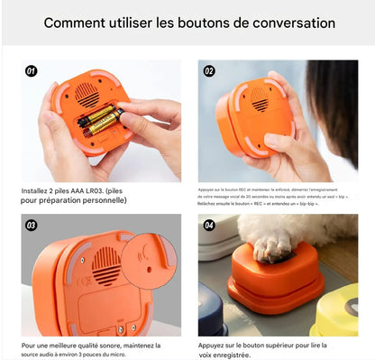 Boutons Parlants pour chiens