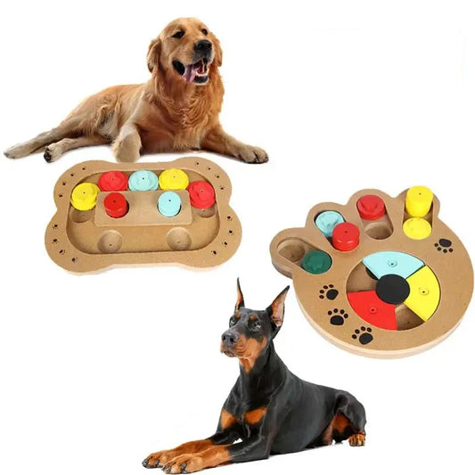 Puzzle Éducatif en bois pour Chiens